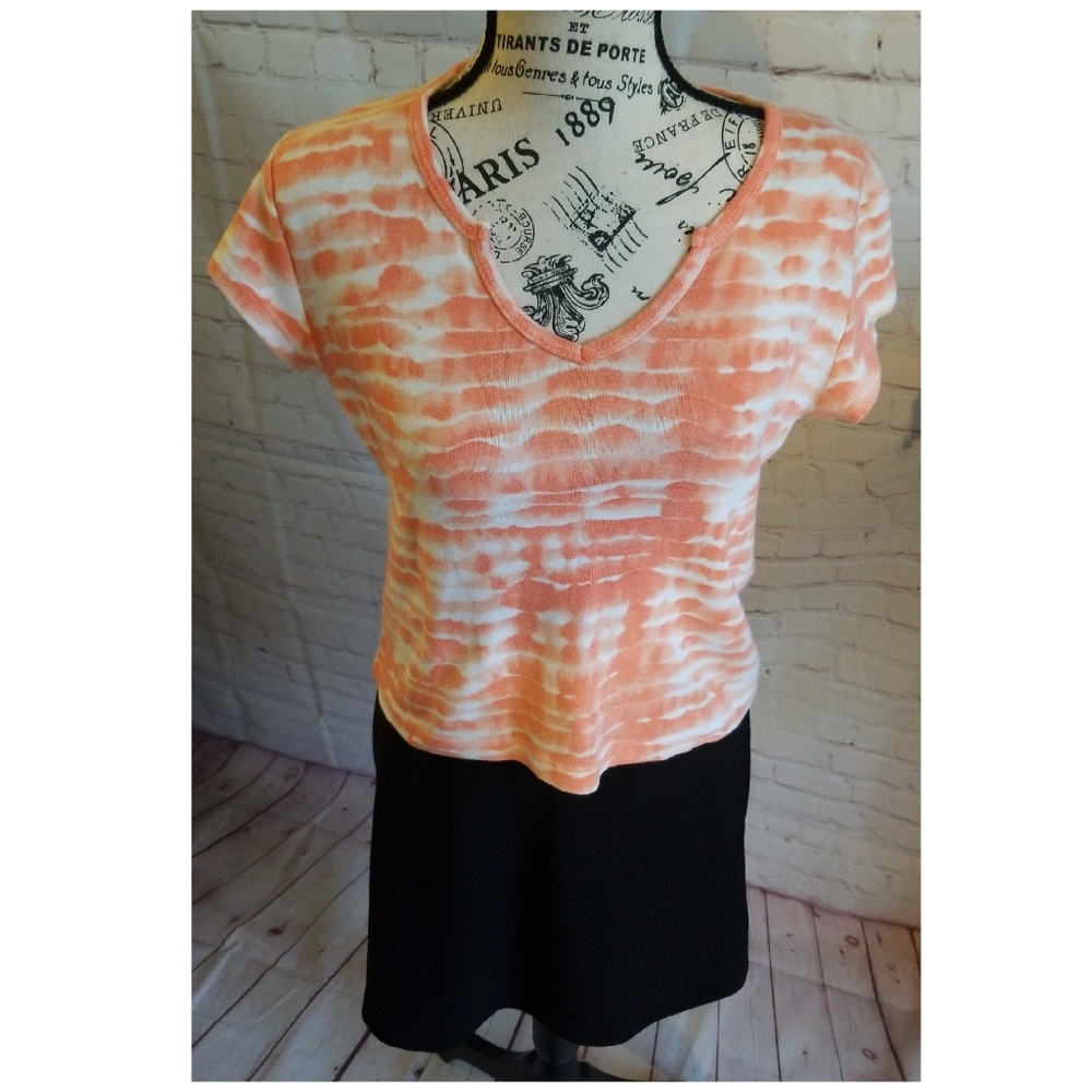 M.K.M Design Tie Dye Short Sleeve Tee